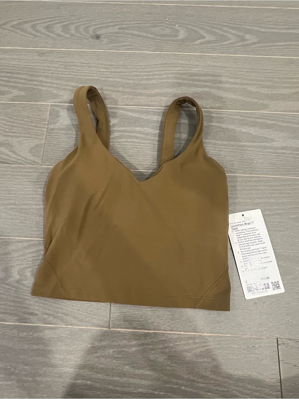 lululemon athletica Align Tank in Olive